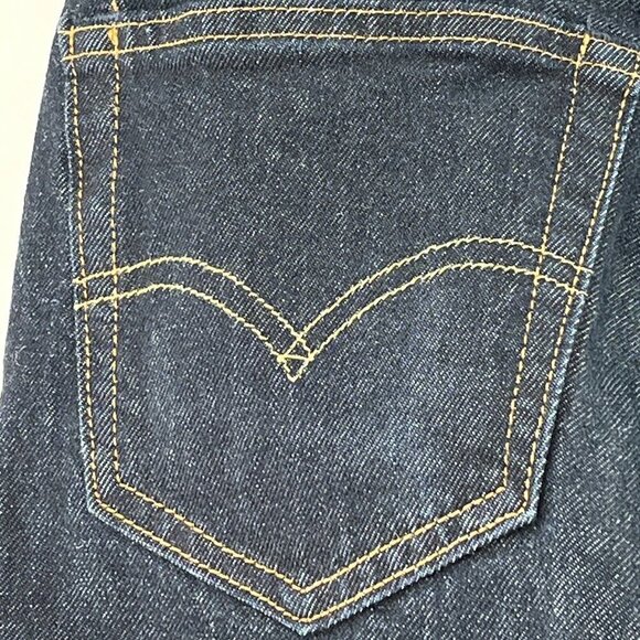 Levi's Premium Lot 511 Big E Nice Dark Blue Denim Jeans Tag 28x32 - Picture 7 of 12